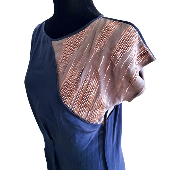 BCBGMAXAZRIA Runway Cocktail Dress Asymmetrical NWT - Picture 8 of 11